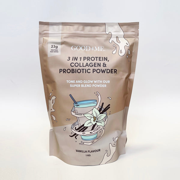 (WS) Good4Me 3 in 1 Protein, Collagen & Probiotics Powder
